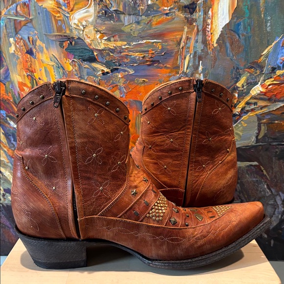 Old Gringo Milagro Studded Leather Ankle Boots (10B) (NWOT) - Picture 3 of 12